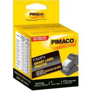 Etiqueta Pimaco Impressão Térmica Smart Label SLP35L 11 x 38 mm 1 Rolo com 470